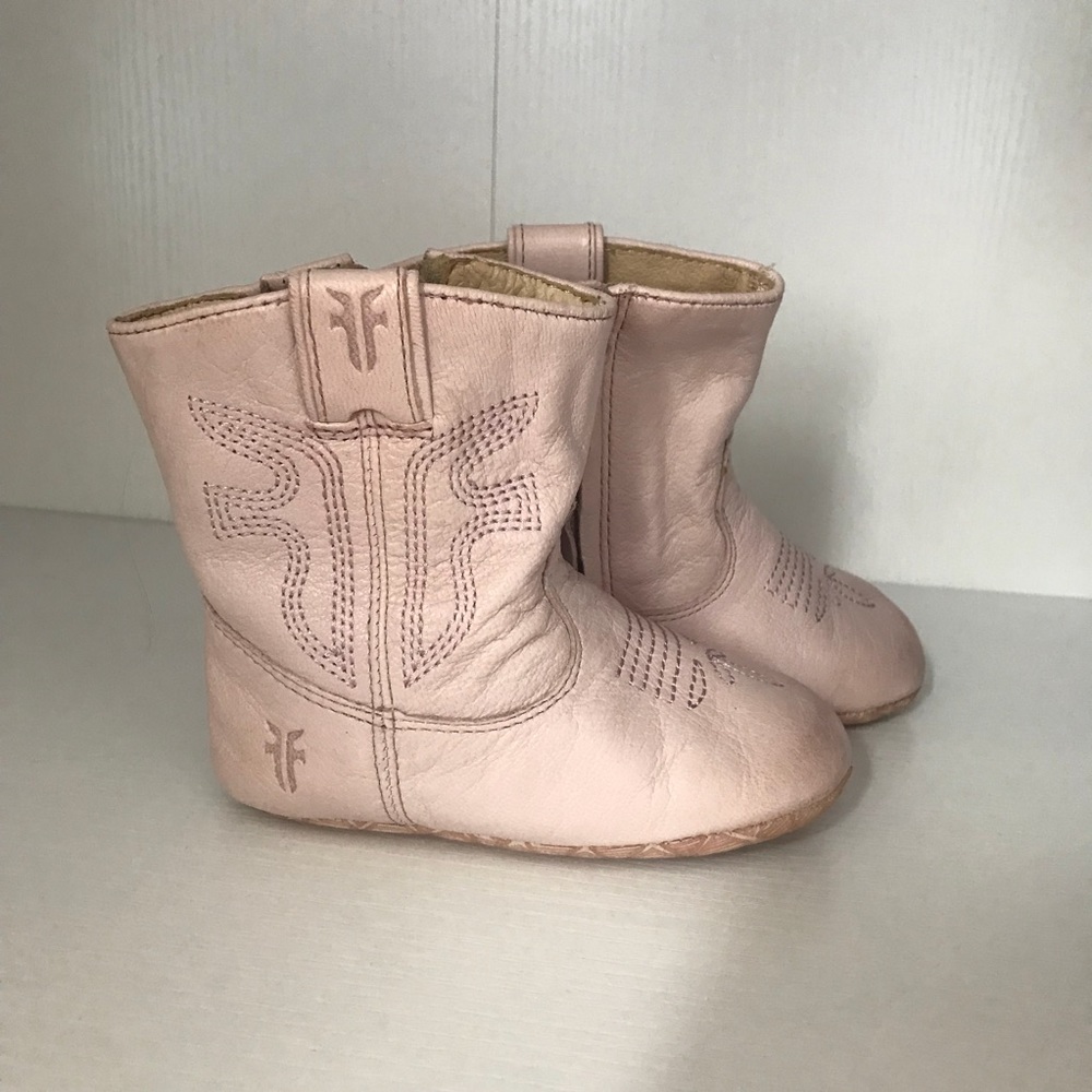 Light Pink Booties Size 3
